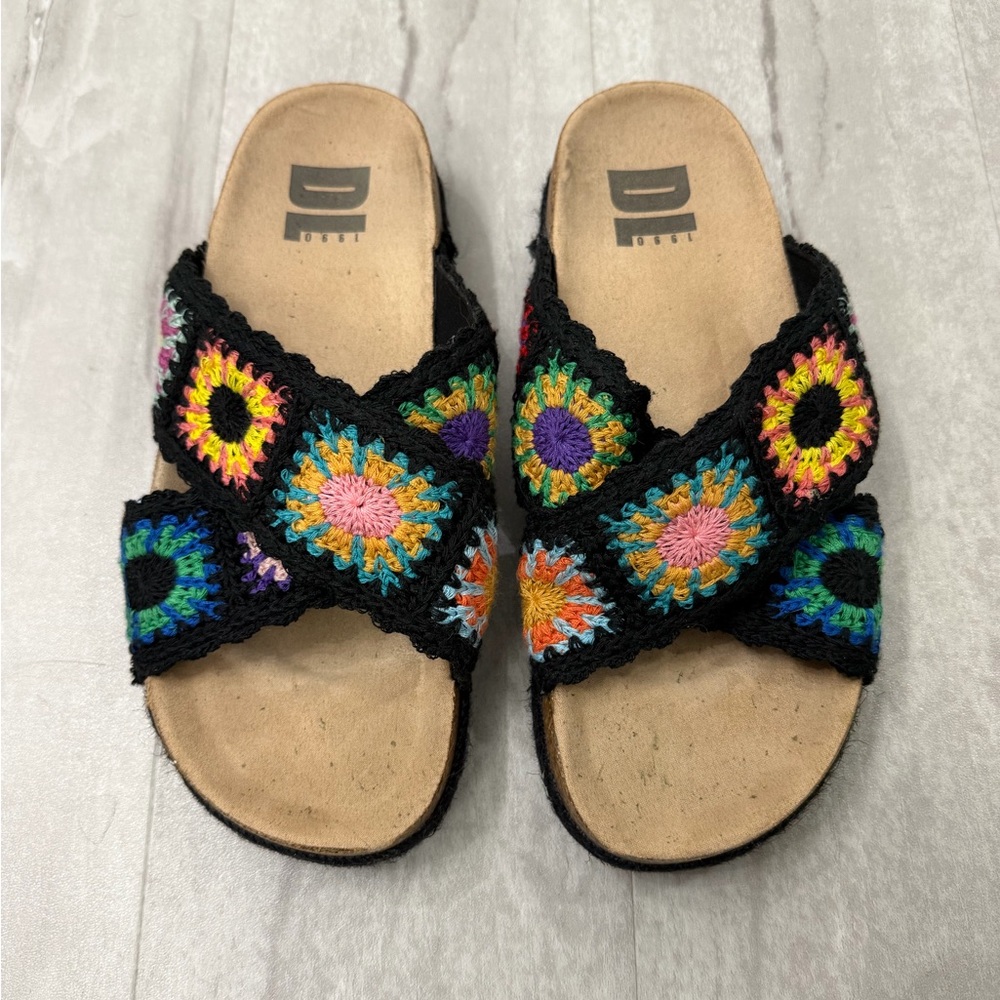 Dirty Laundry Multicolor Crochet Women's Sandals